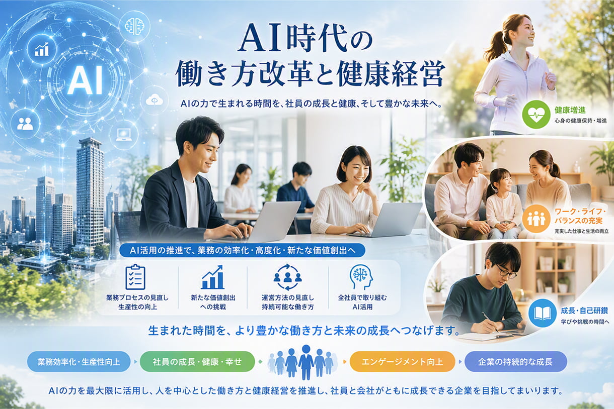 AI時代の働き方改革と健康経営